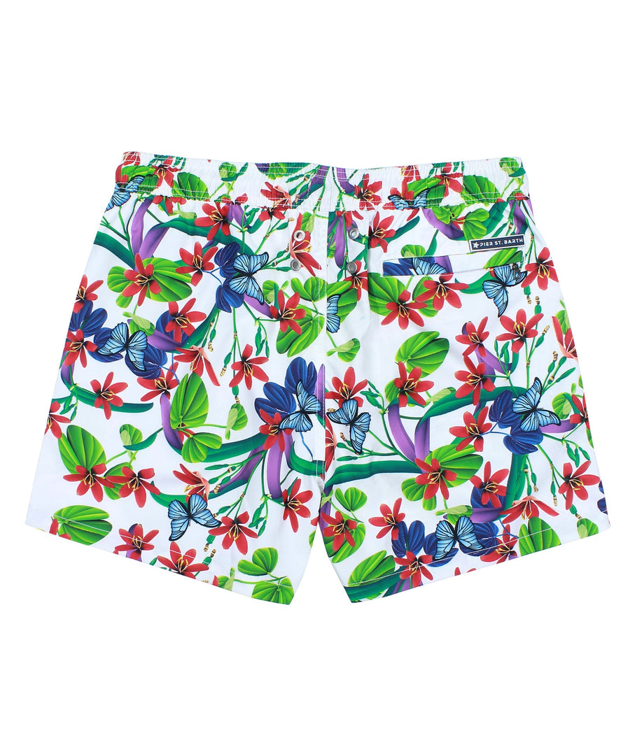 PIER ST BARTH  Mystical Blossom Pier Swim Shorts PIER-MYSTICAL BLOSSOM 3