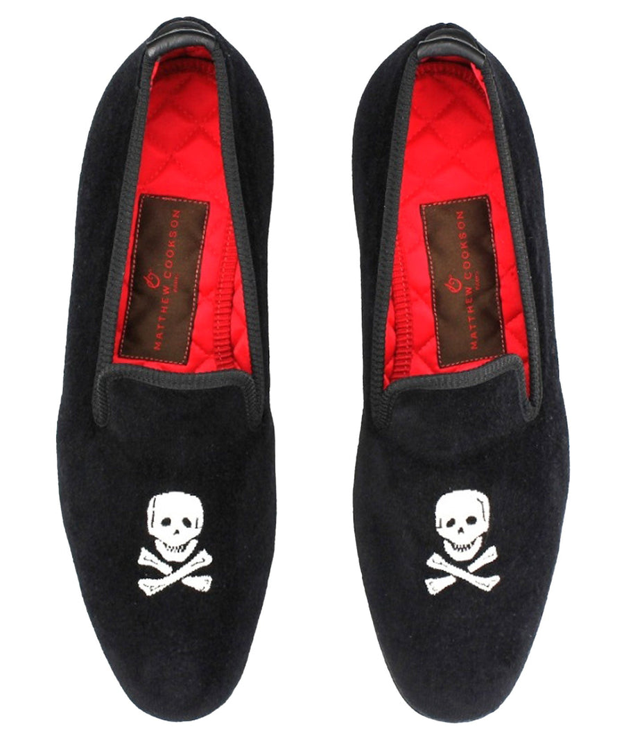 MATTHEW COOKSON  Pirate Velvet Slippers 120MTWPIRATE