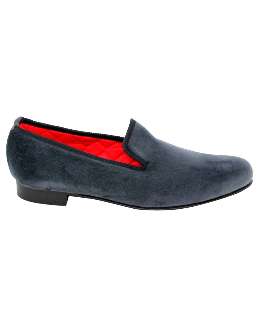 MATTHEW COOKSON  Classic Velvet Slippers 120MTWPLN