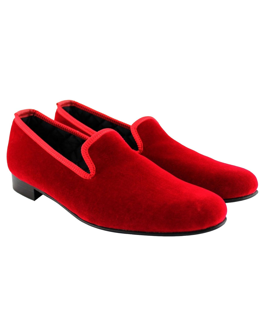 MATTHEW COOKSON  Classic Velvet Slippers 120MTWPLN