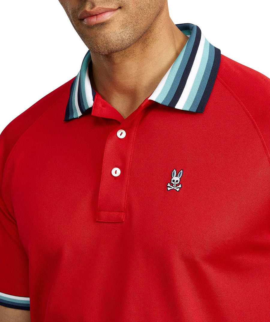 PSYCHO BUNNY  Longmore Sport Polo B6K542G1PB