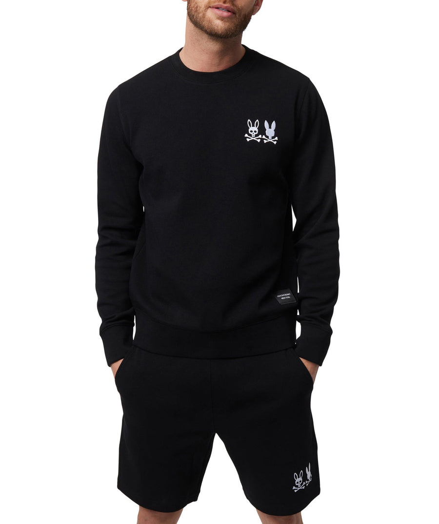 PSYCHO BUNNY  Kingwood Crew Sweatshirt B6S931Y1FT