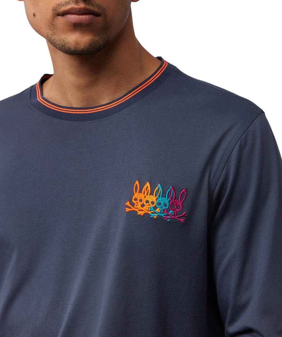PSYCHO BUNNY  Lafayette Long Sleeve Tee B6T965U1PC