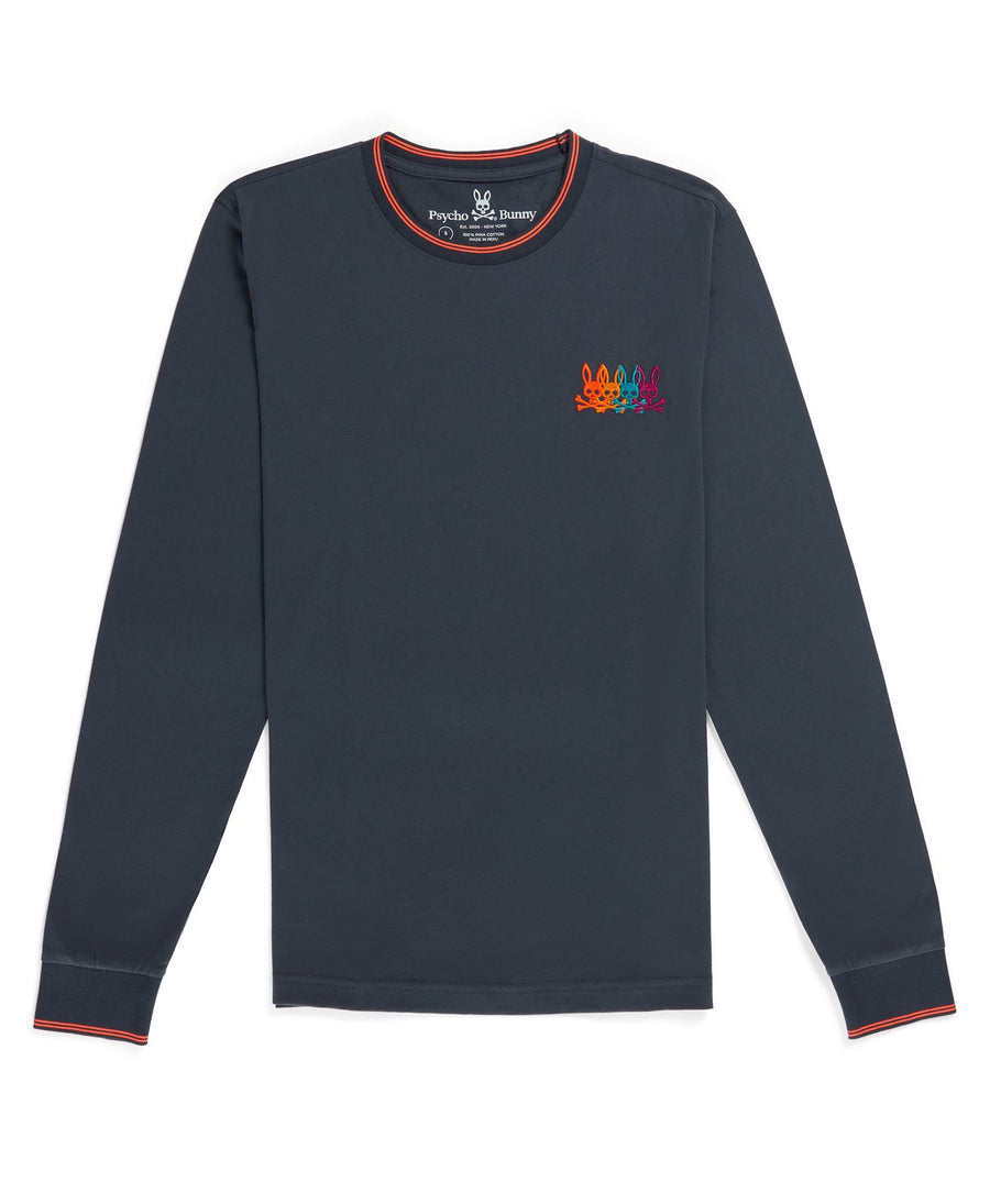 PSYCHO BUNNY  Lafayette Long Sleeve Tee B6T965U1PC