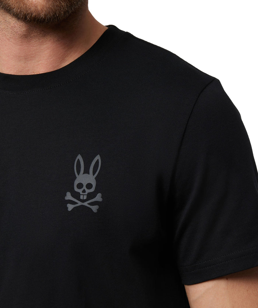 PSYCHO BUNNY Crosby Reflective Print Graphic Tee B6U104Y1PC