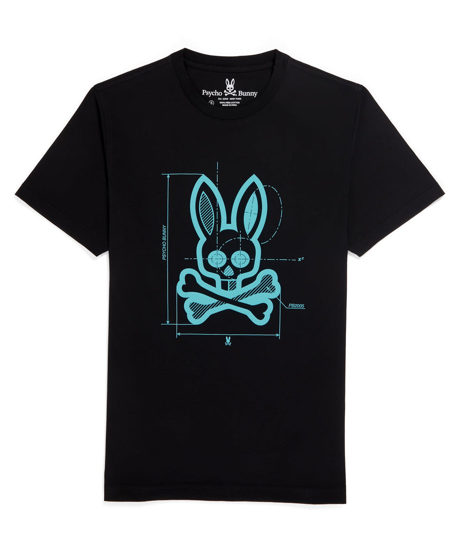 PSYCHO BUNNY  Depoe Graphic T-Shirt B6U115W1PC