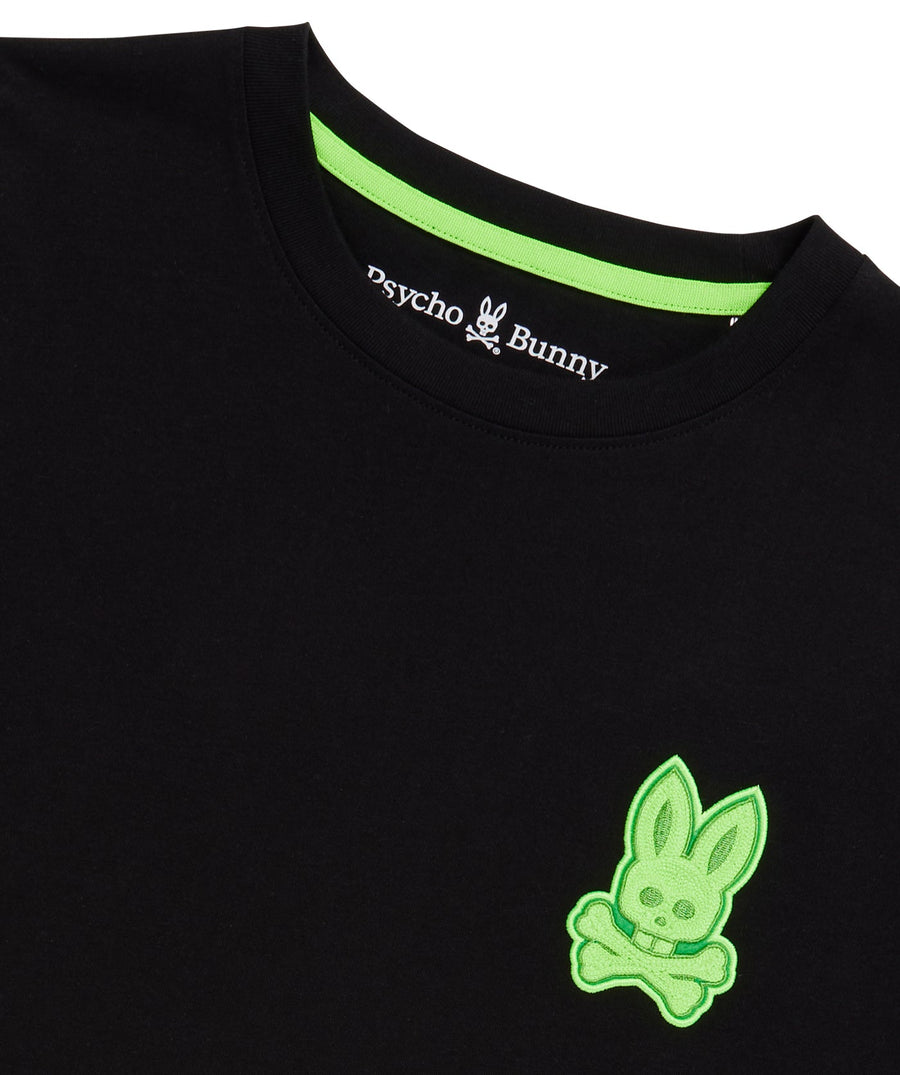 PSYCHO BUNNY Cleveland Chainstitch Logo Tee B6U510Z1PC