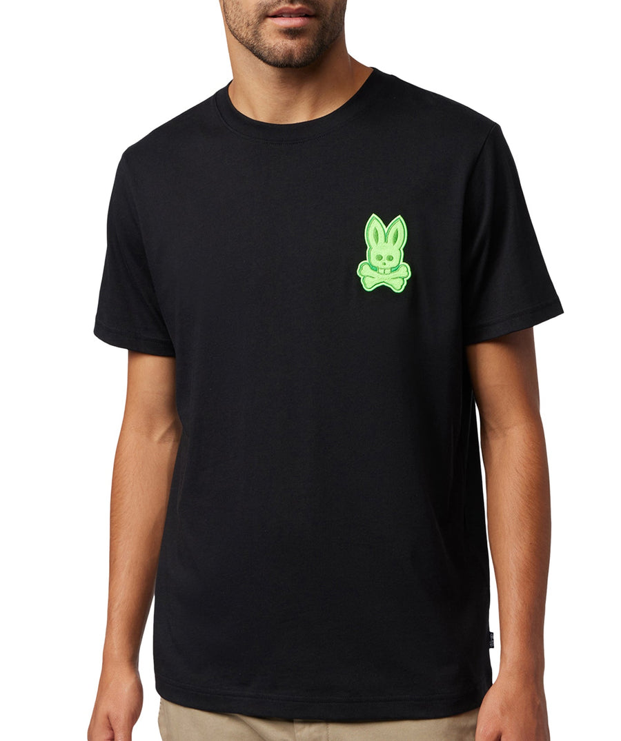 PSYCHO BUNNY Cleveland Chainstitch Logo Tee B6U510Z1PC