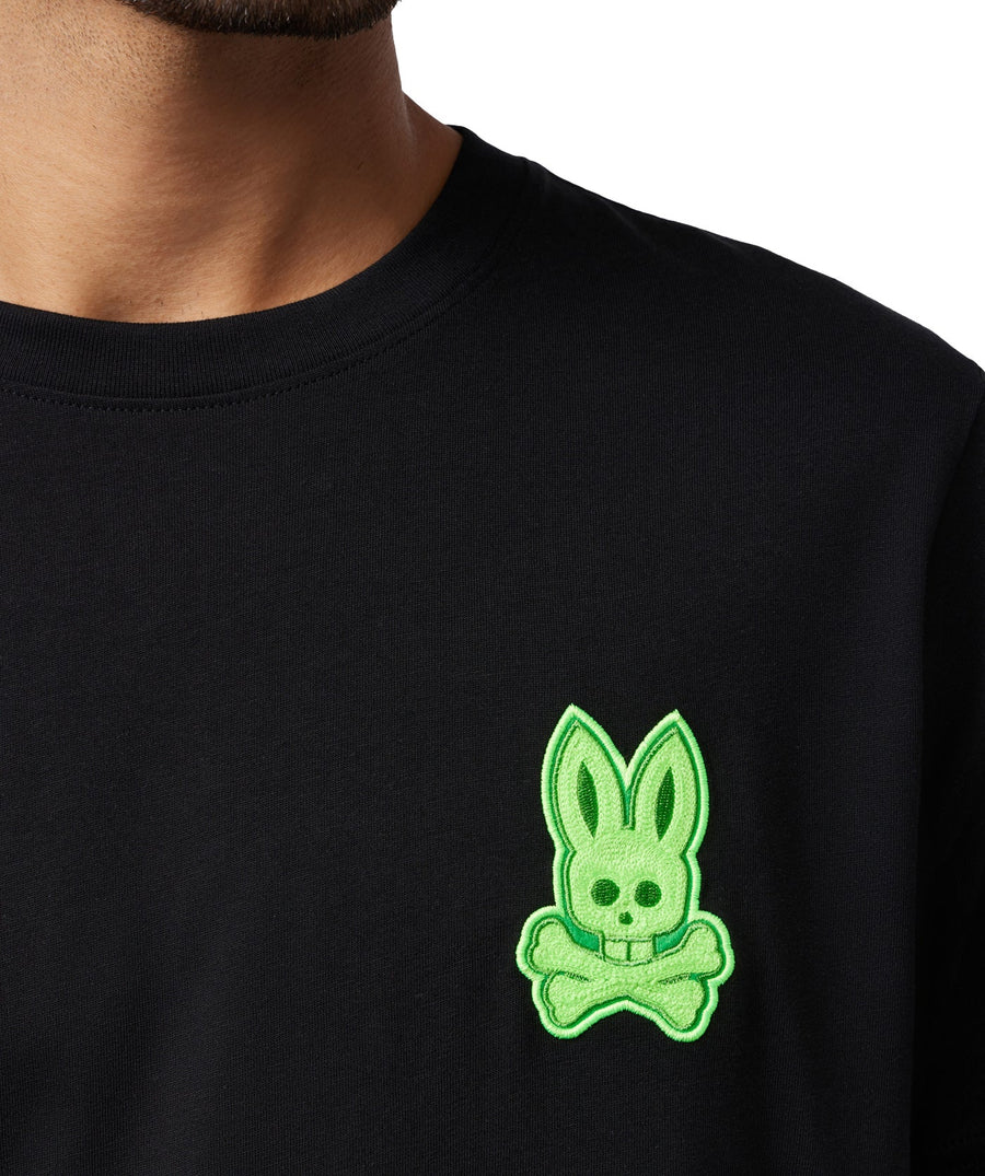 PSYCHO BUNNY Cleveland Chainstitch Logo Tee B6U510Z1PC
