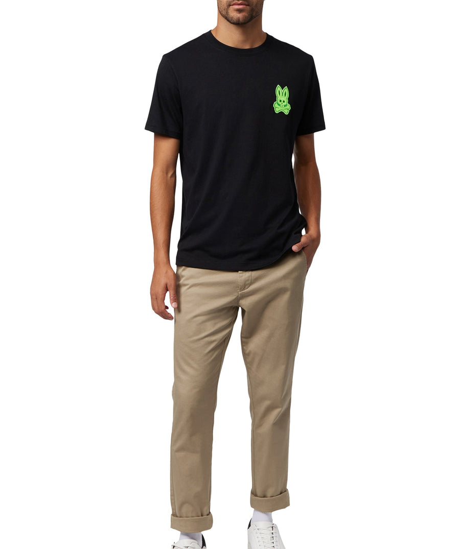 PSYCHO BUNNY Cleveland Chainstitch Logo Tee B6U510Z1PC