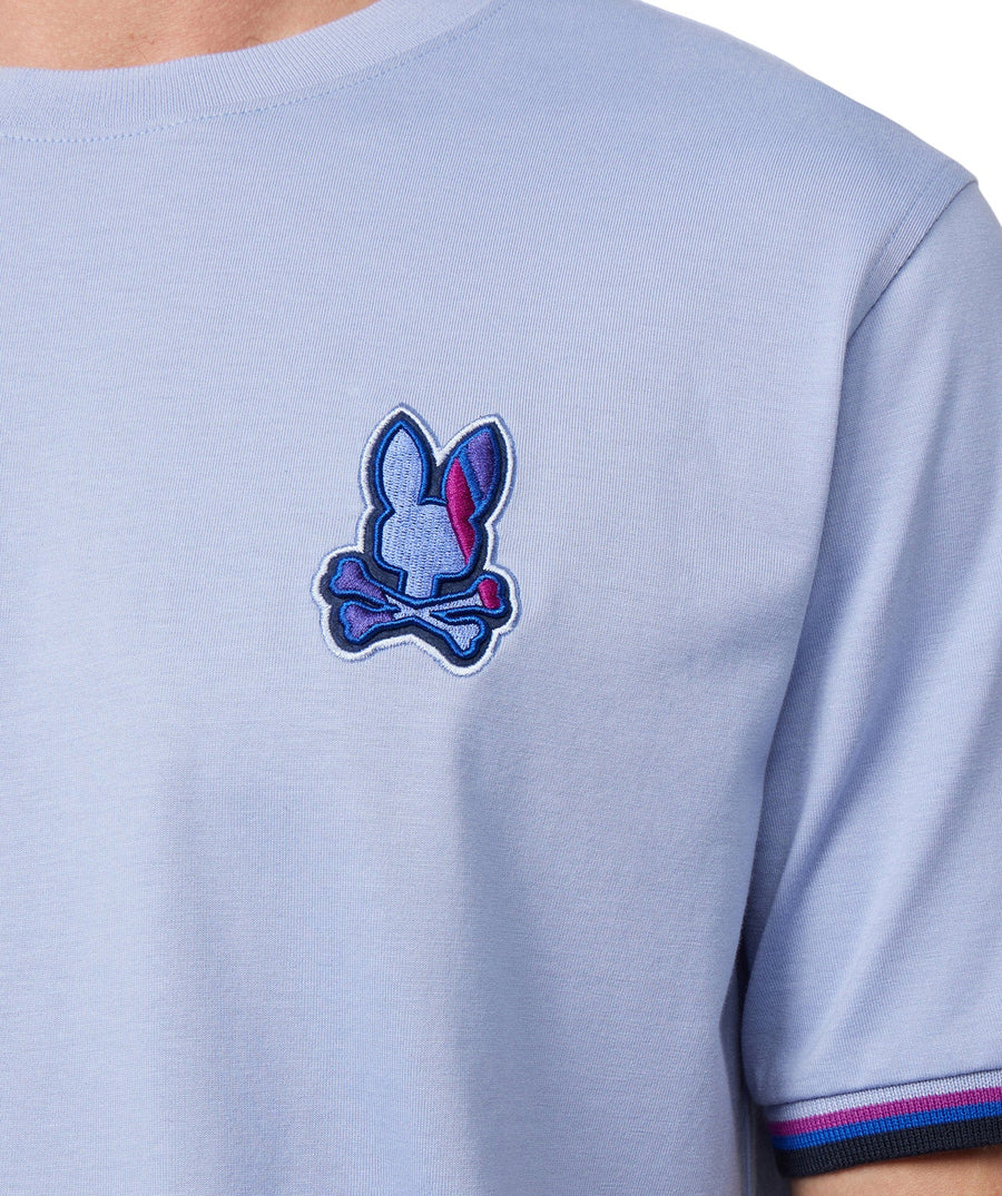 PSYCHO BUNNY Apple Valley Embroidered Fashion Tee B6U615A2PC