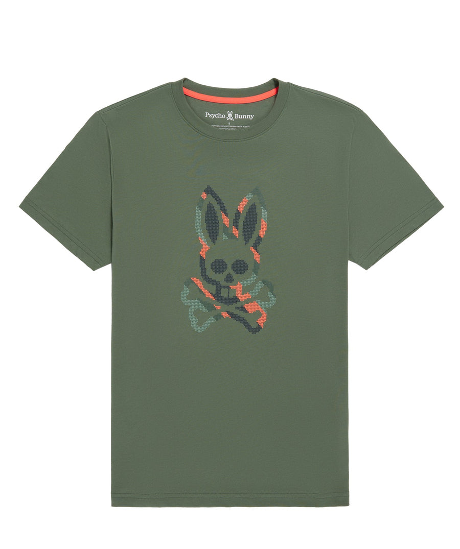 PSYCHO BUNNY Apple Valley High Density Graphic Tee B6U617A2PC