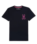 PSYCHO BUNNY Lancaster Cross Stitched Bunny Tee B6U625A2PC