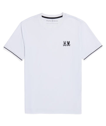 PSYCHO BUNNY  Embroidered Kingwood Twin Bunny T-Shirt B6U901Y1PC