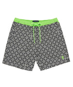PSYCHO BUNNY Los Angeles Printed Swim Trunks B6W822Z1PO
