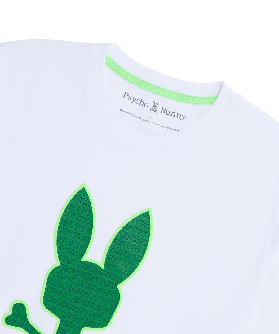 PSYCHO BUNNY Harvey Embro Graphic Tee B6U309Z1PC