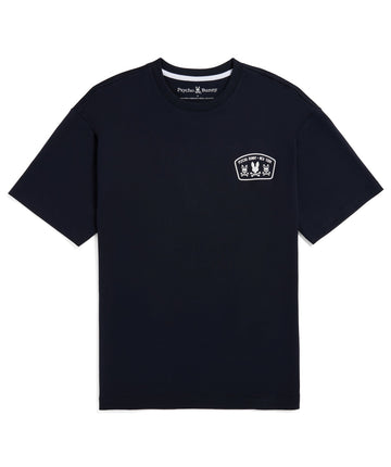 PSYCHO BUNNY Lambert Relaxed Fit Graphic Tee B6U411Z1PC