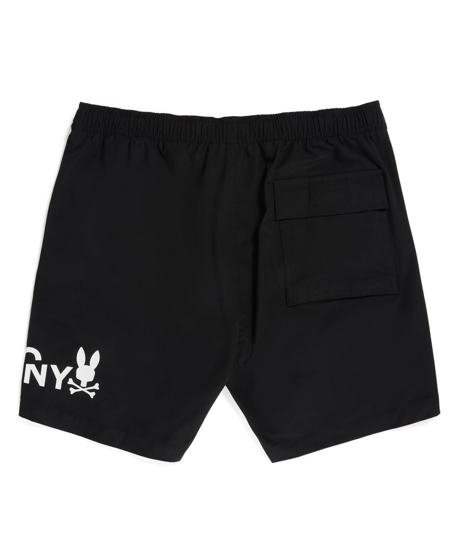 PSYCHO BUNNY Yorkville Swim Trunks B6W312Z1PO