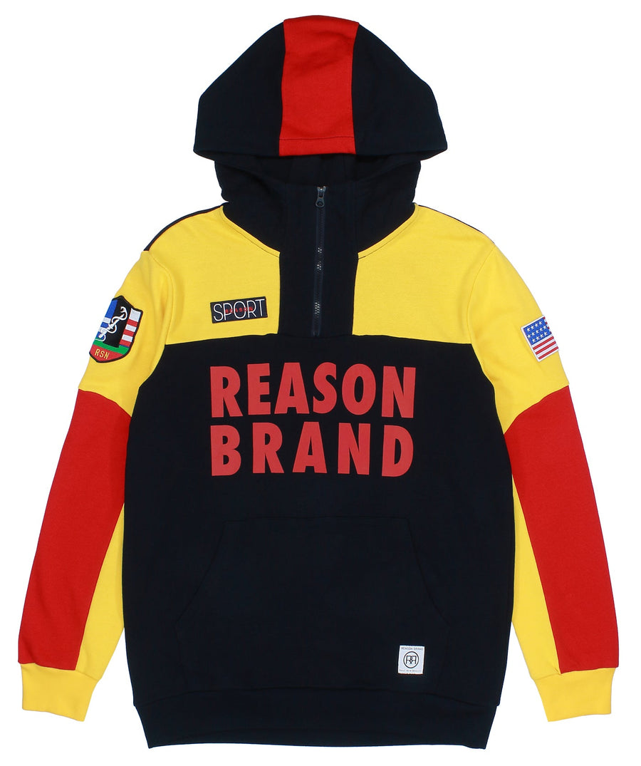 REASON CLOTHING Explorer Logo Hoodie W8-62