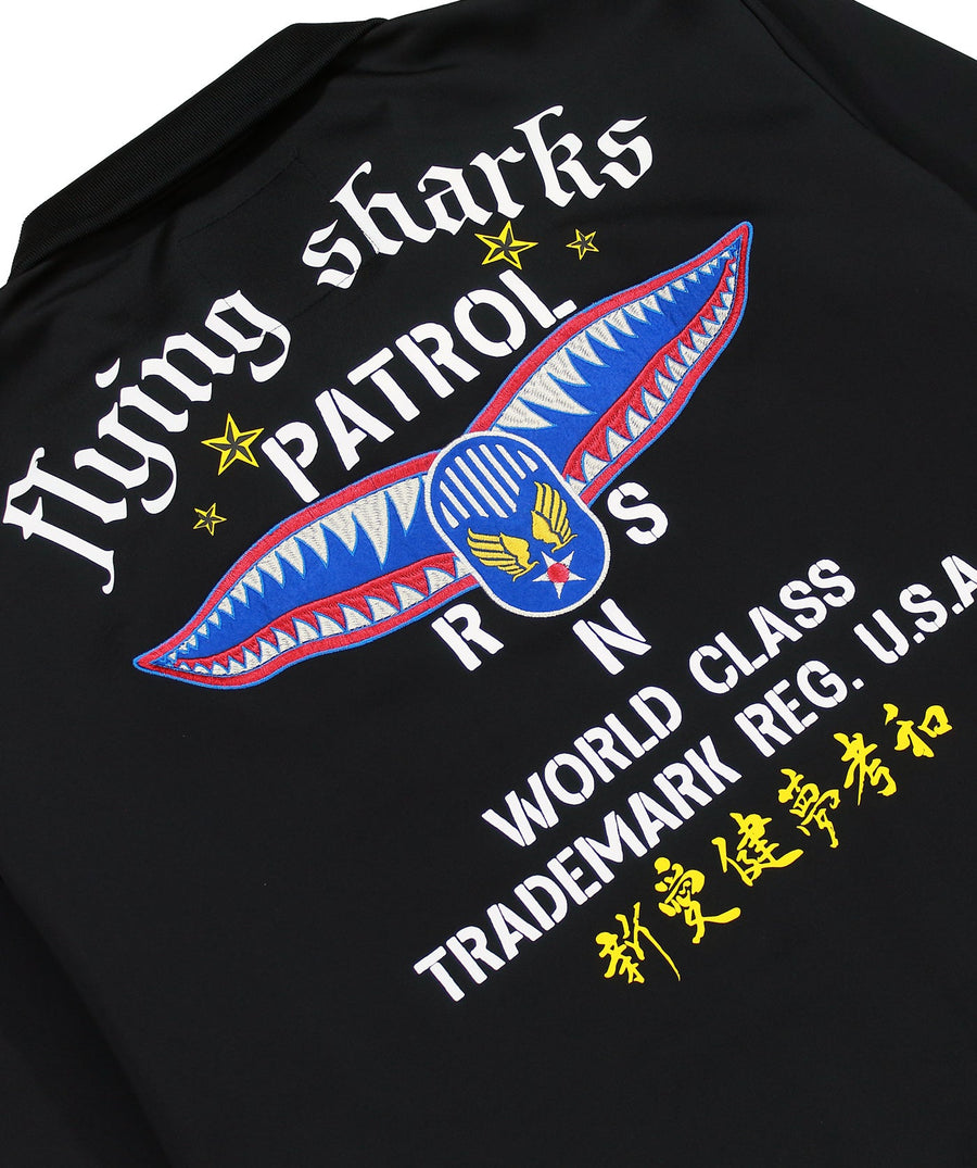 REASON CLOTHING Flying Sharks Track Jacket F9-56
