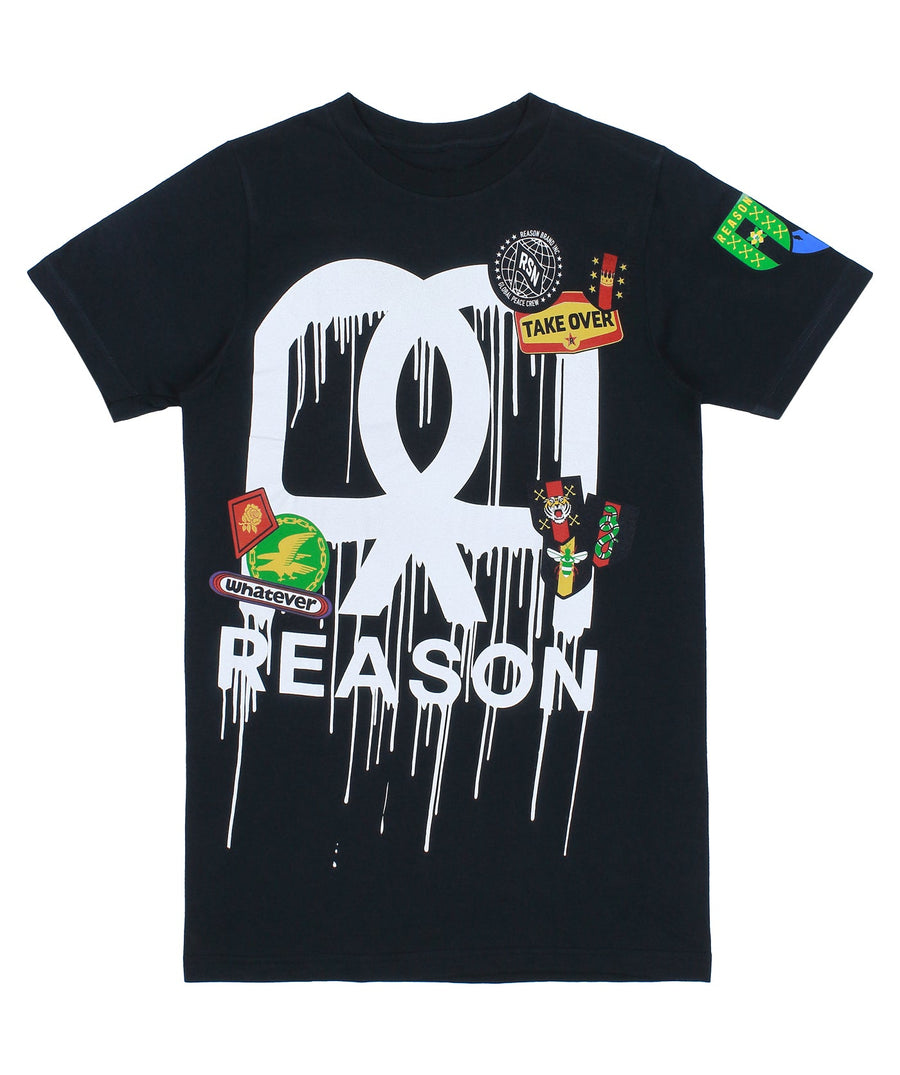 REASON CLOTHING Reason Paint Tee H9-T01