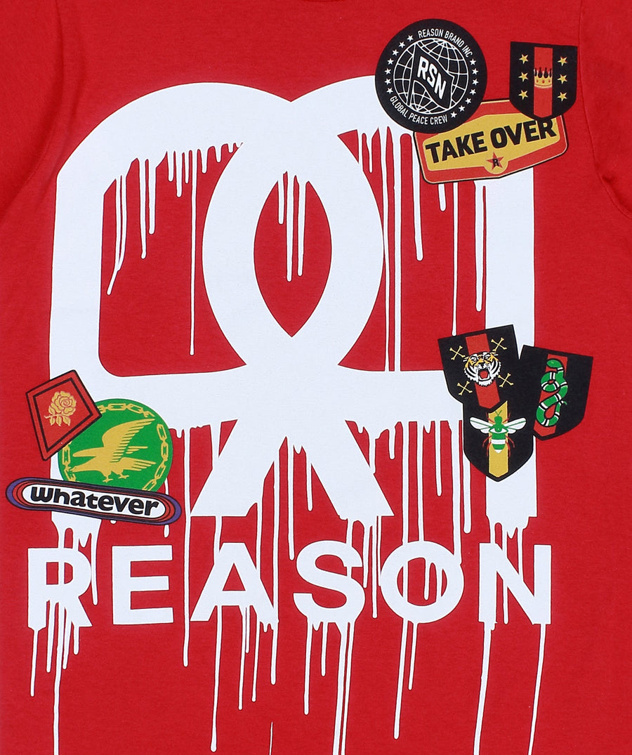 REASON CLOTHING Reason Paint Tee H9-T01