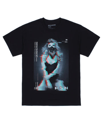 REASON CLOTHING Girl Glitch Tee T0-149