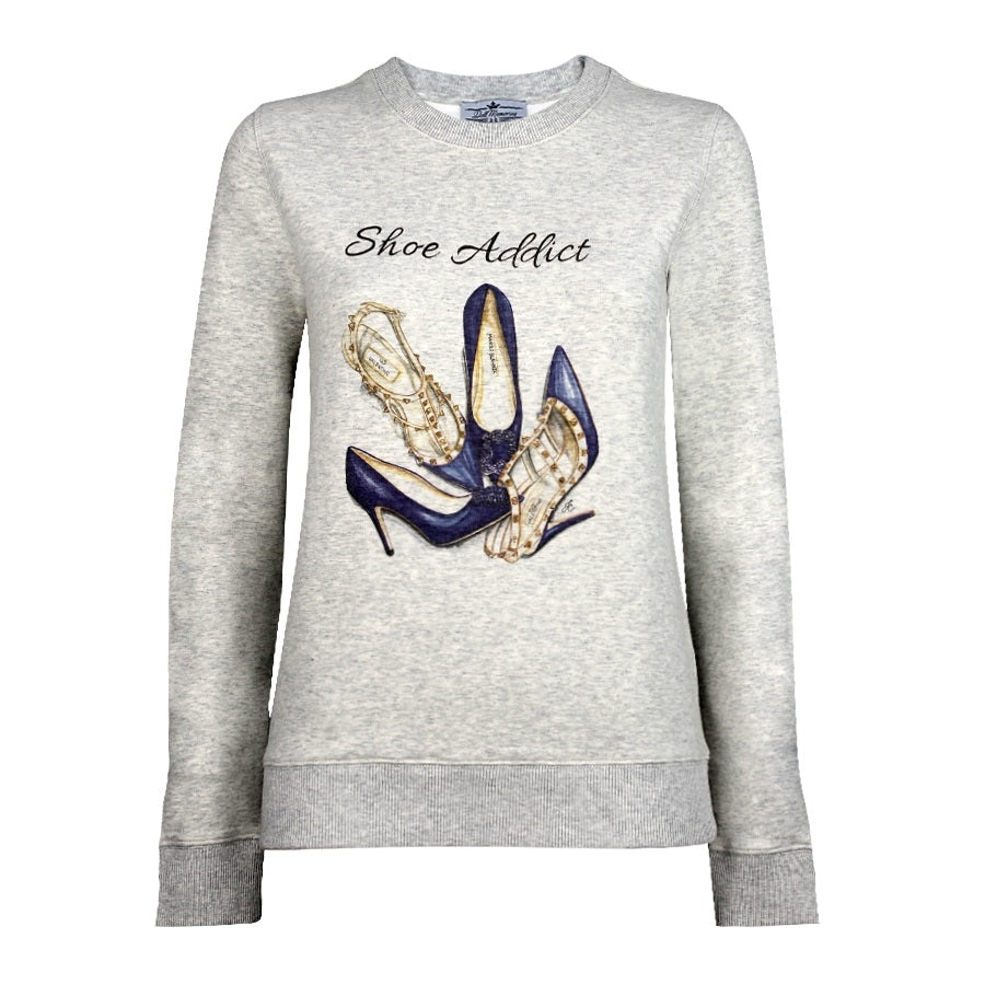 DOLL MEMORIES  Shoe Addict Sweatshirt SHOEADDICT