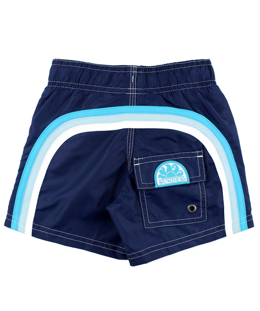 SUNDEK  Boy's 9.5" Elastic Waist Swim Shorts B504BDTA100