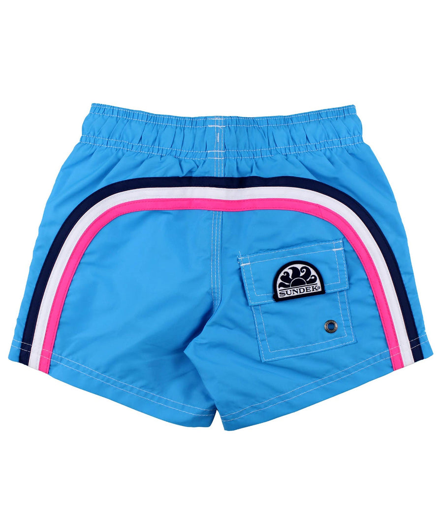 SUNDEK  Boy's 9.5" Elastic Waist Swim Shorts B504BDTA100