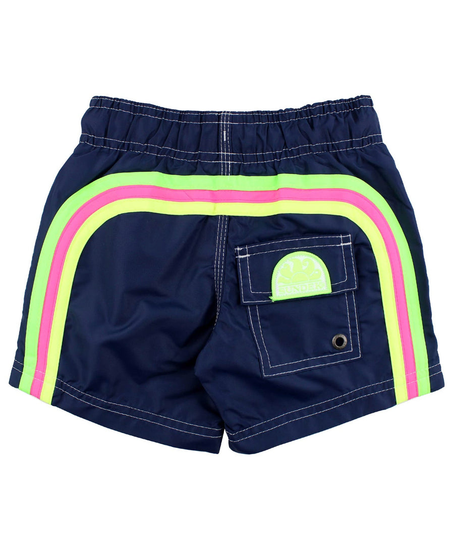 SUNDEK  Boy's 9.5" Elastic Waist Swim Shorts B504BDTA100