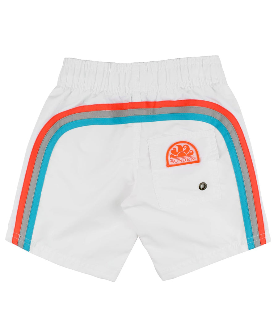 SUNDEK  Boy's 12" Elastic Waist Swim Shorts B505BDTA100