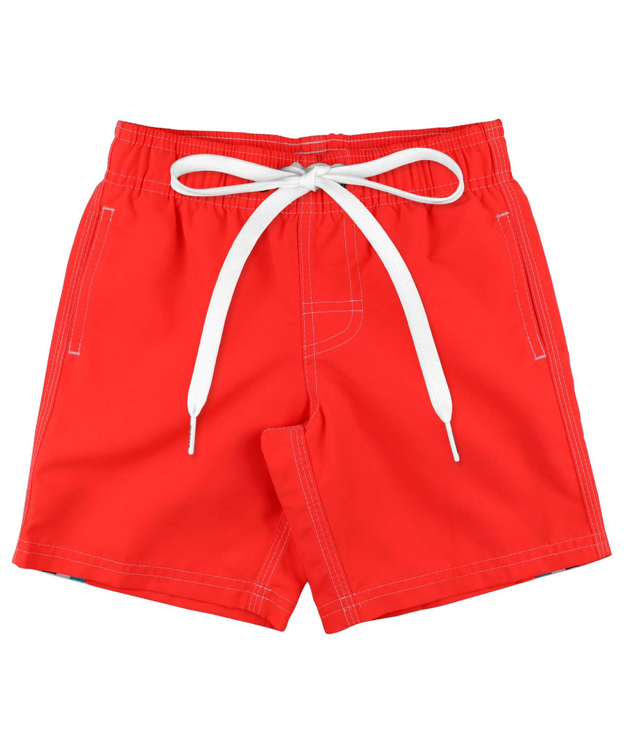 SUNDEK  Boy's 12" Elastic Waist Swim Shorts B505BDTA100