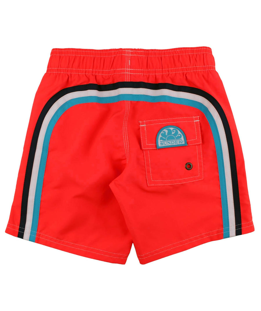 SUNDEK  Boy's 12" Elastic Waist Swim Shorts B505BDTA100