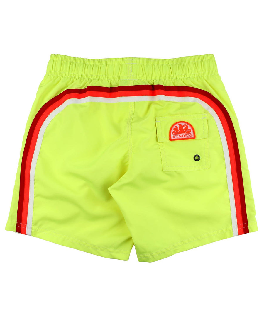 SUNDEK  Boy's 12" Elastic Waist Swim Shorts B505BDTA100