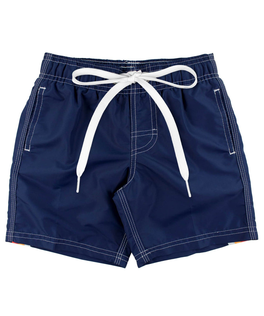 SUNDEK  Boy's 12" Elastic Waist Swim Shorts B505BDTA100