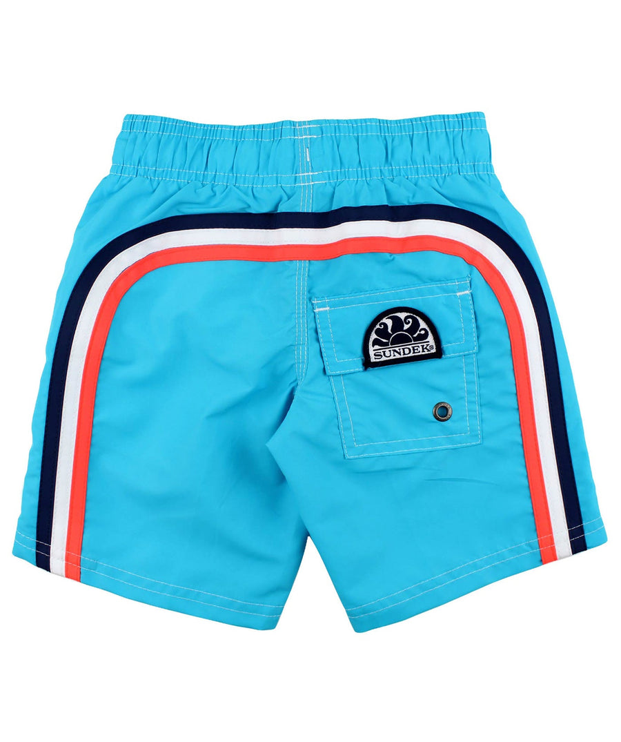 SUNDEK  Boy's 12" Elastic Waist Swim Shorts B505BDTA100