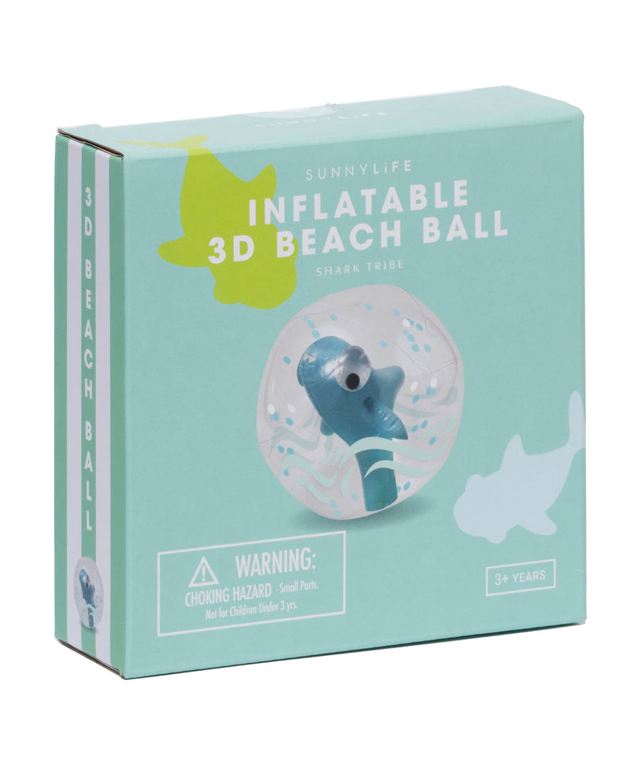 SUNNYLIFE  Shark Tribe Inflatable Beach Ball S3PB3DST