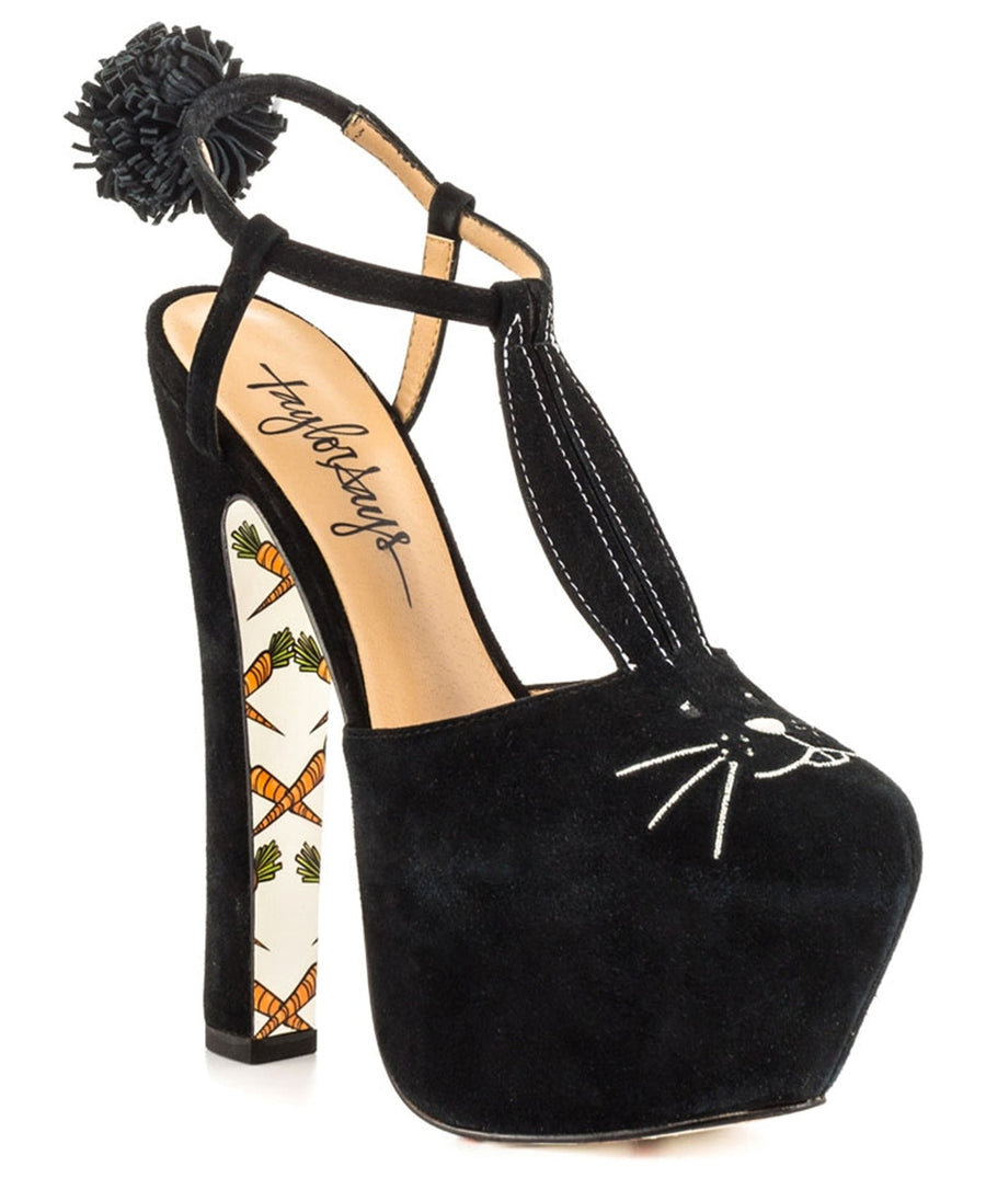 TAYLOR SAYS  Bunny Hop Suede Platforms 100TLRBUNNYHOP