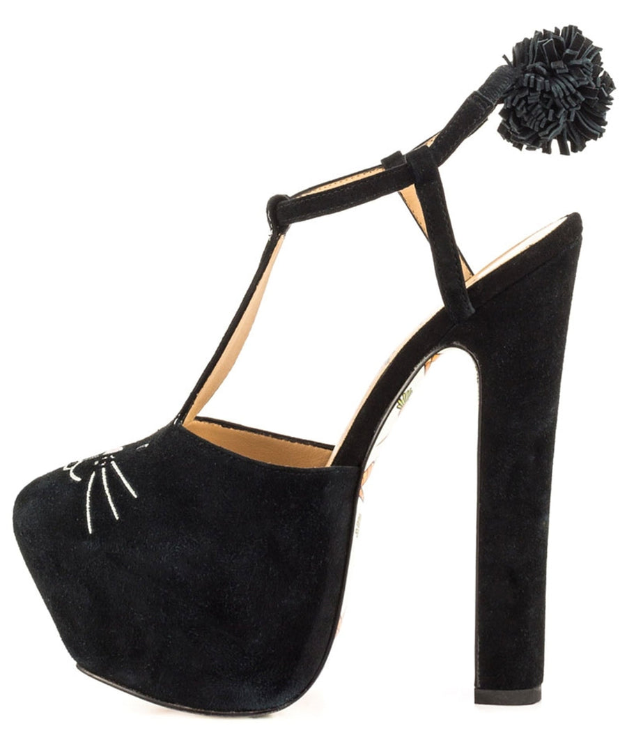 TAYLOR SAYS  Bunny Hop Suede Platforms 100TLRBUNNYHOP