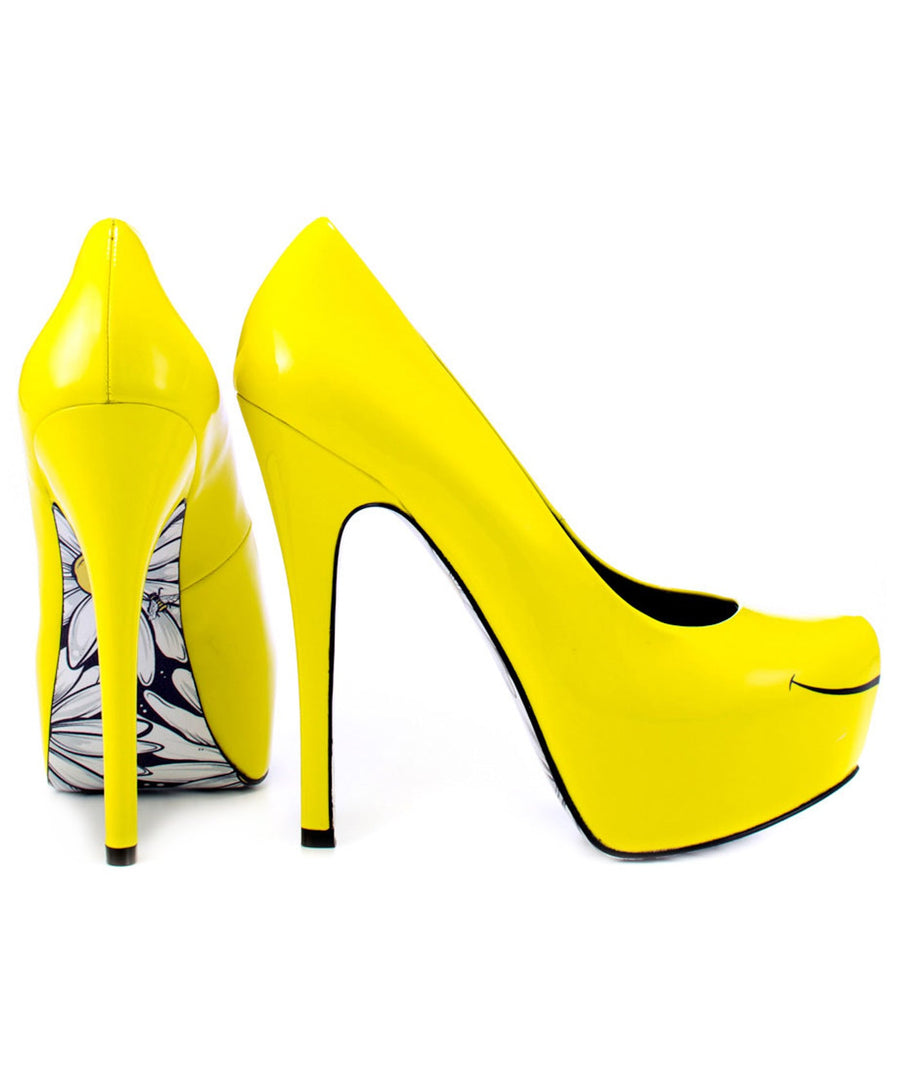 TAYLOR SAYS  Smiles Patent Leather Platforms 100TLRSMILES