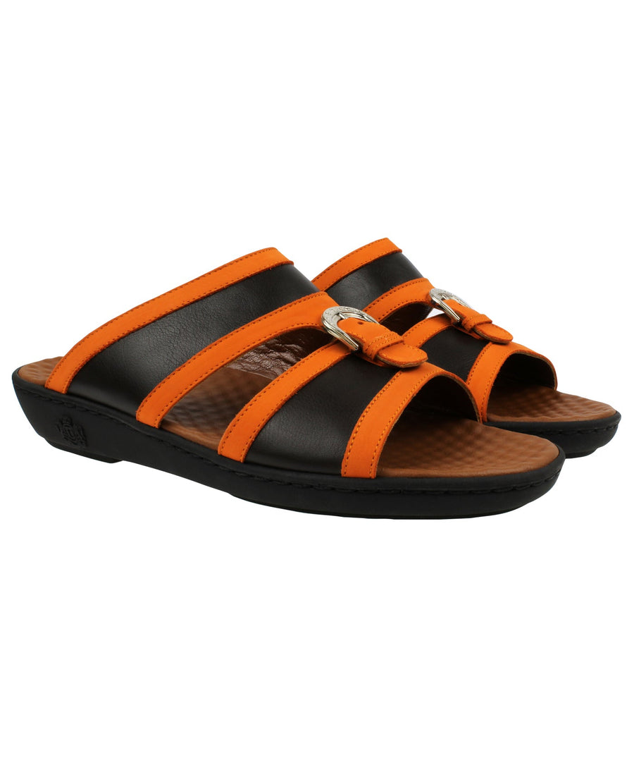 A. TESTONI  Napa and Nabuk Calf Leather Sandals 125AT9W1444