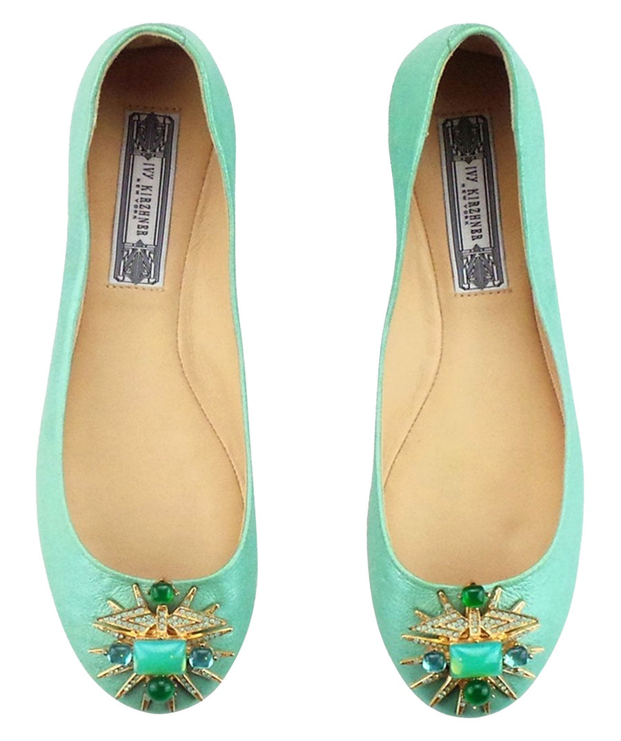 IVY KIRZHNER  Tresor Embelished Ballerinas TRESOR